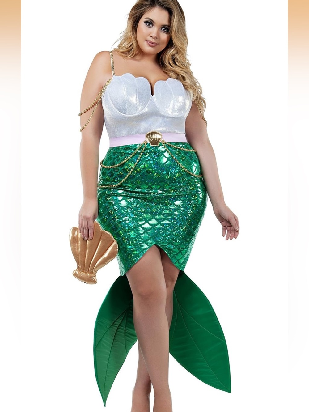 Plus Size 4 X mermaid costume - Picture 5 of 6